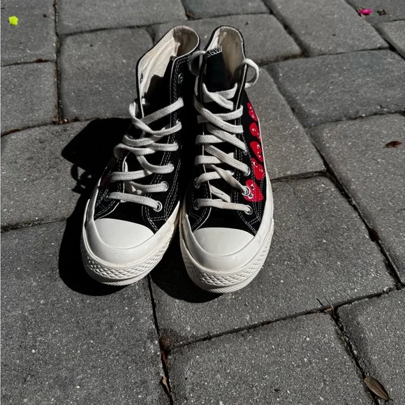 Converse x Play Comme Des Garçons High Tops - Picture 2 of 4